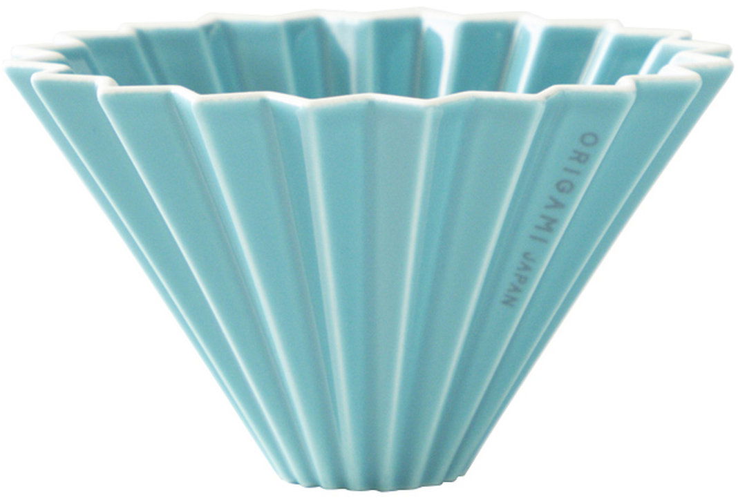 Origami Dripper keramický S tyrkysový