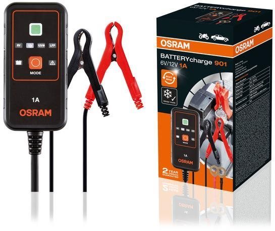OSRAM Inteligentná 1A nabíjačka batérií 6 V, 12 V