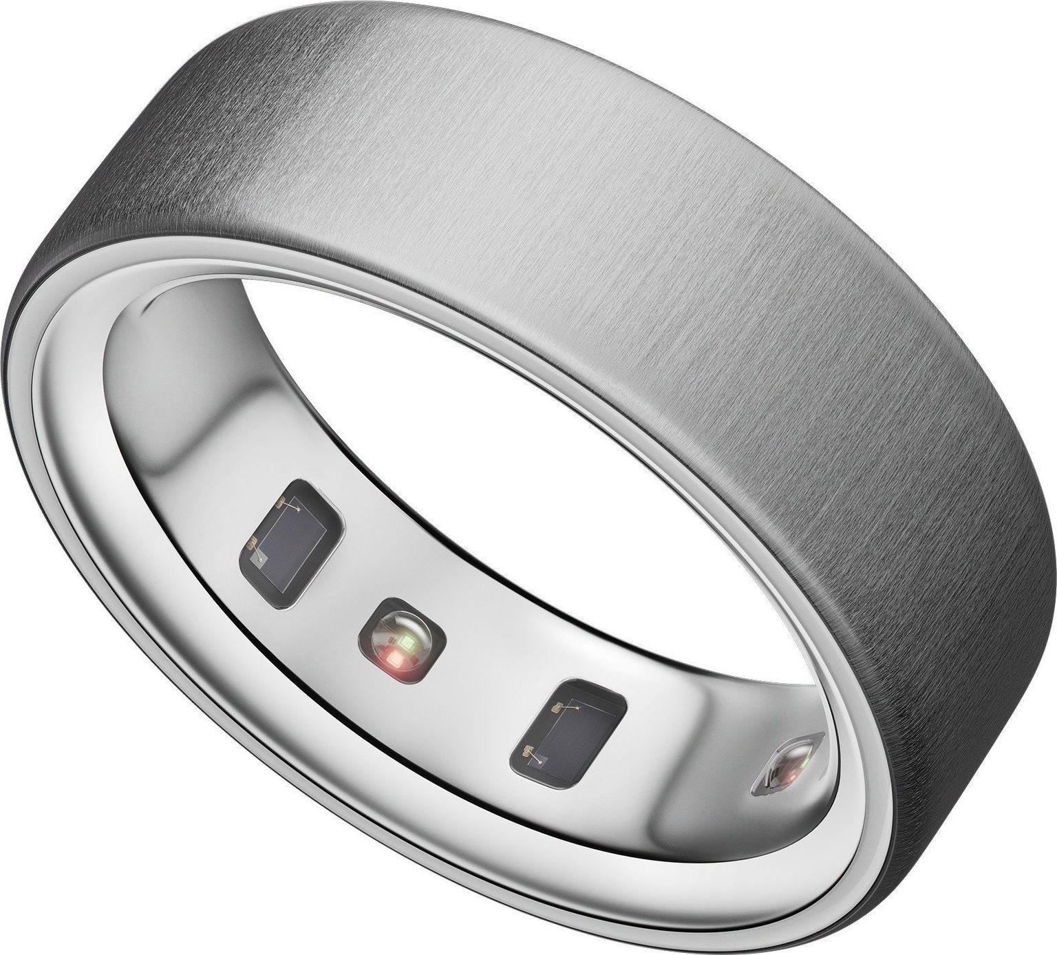 Oura Ring 4 Brushed Silver vel. 7