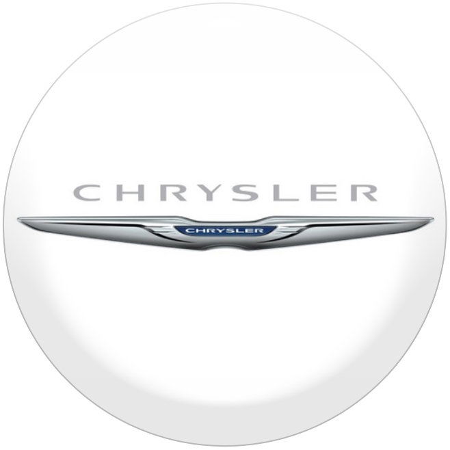 Panacea Živicové samolepky stredy kolies Chrysler – 4 ks