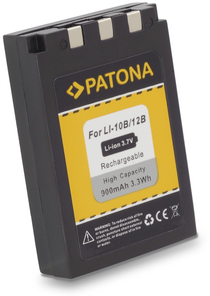 PATONA pre Olympus Li-12B/Li-10B 900 mAh Li-Ion