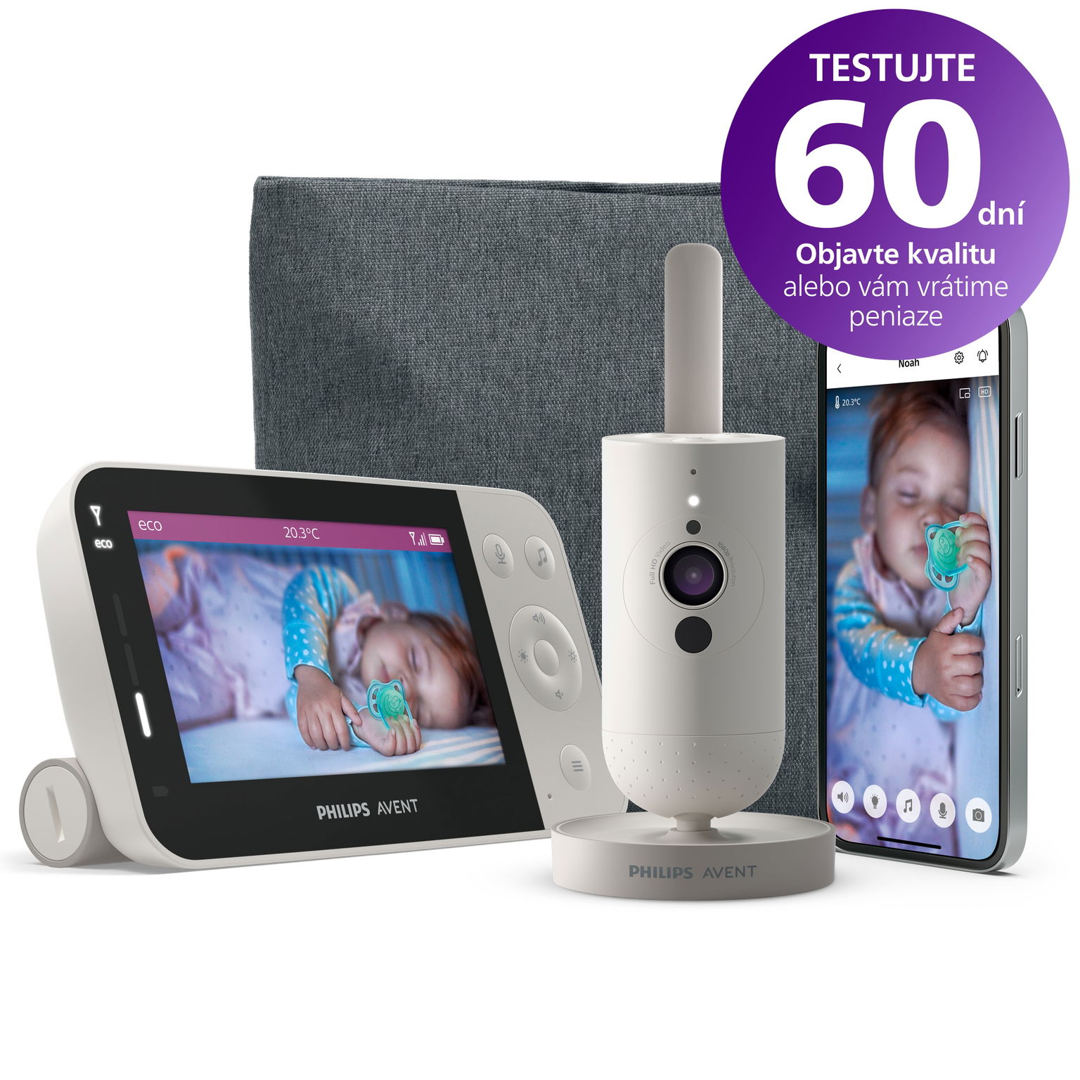 Philips AVENT SCD953/26 Connected múdra video opatrovateľka