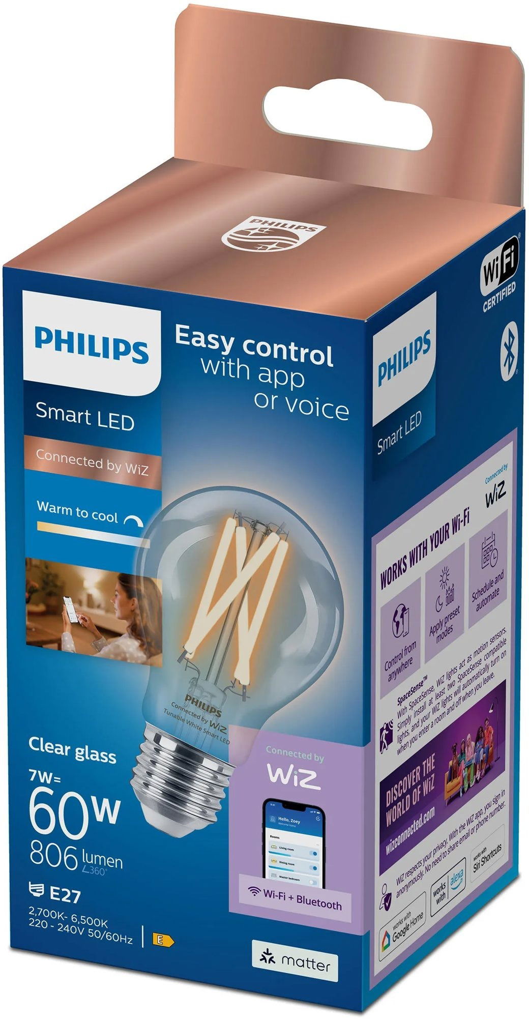 Philips Smart LED WFB 60 W A60 E27