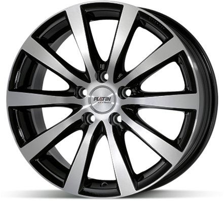 Platin P69 Black 7,5 × 17, 5 × 120, ET51