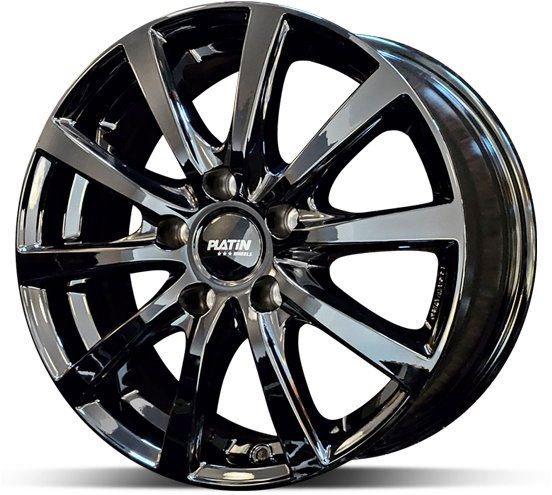 Platin P69 ShinyBlack 7 × 17, 5 × 114, ET50