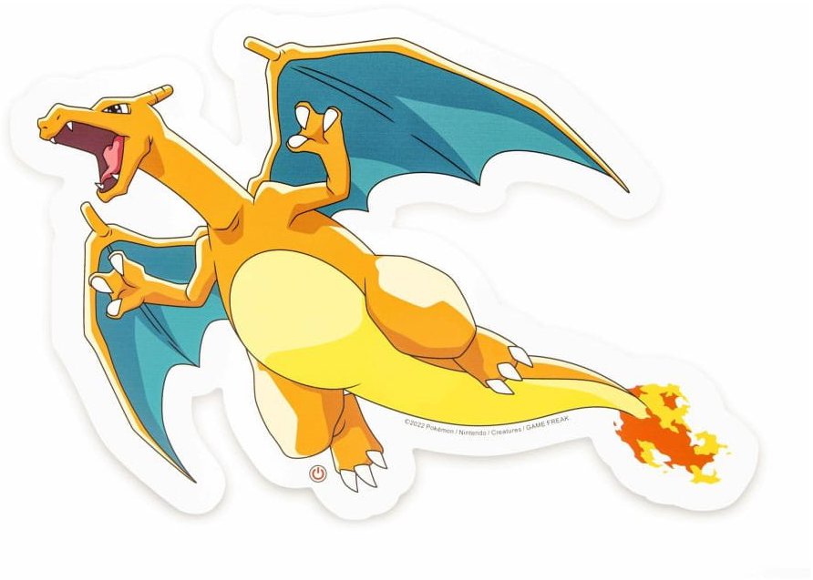 Pokémon: Charizard – LED nástenná lampa 30 cm