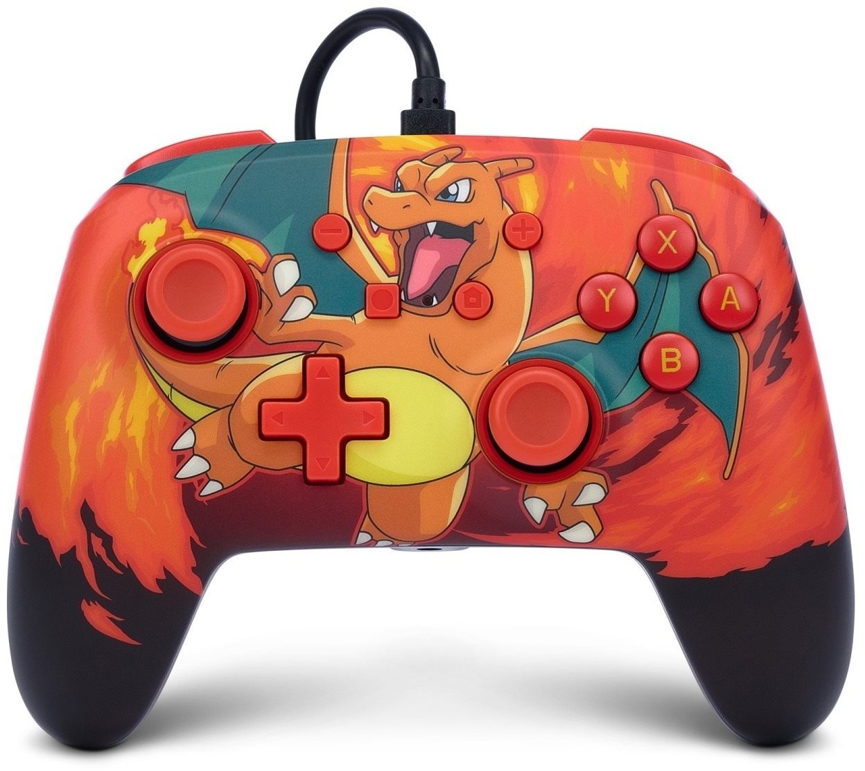 PowerA Enhanced Wired Controller – Pokémon: Charizard Vortex – Nintendo Switch