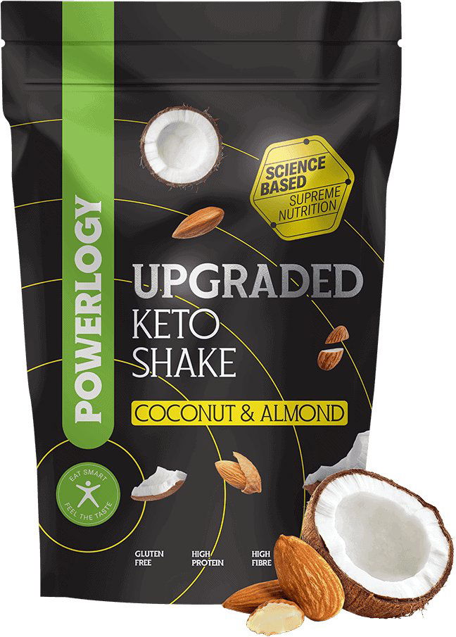 Powerlogy Upgraded Keto Shake Coconut & Almond 600 g