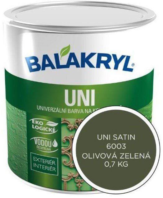 PPG Deco Slovak Balakryl UNI SATIN 0,7 kg, 6003 olivová zelená
