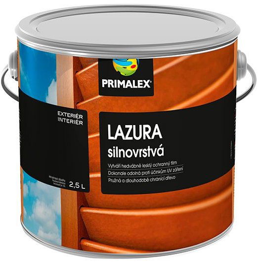 PPG Primalex lazúra hrubovrstvová gaštan, 2,5 l