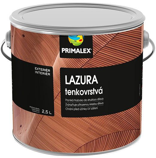 PPG Primalex lazúra tenkovrstvová dub, 2,5 l
