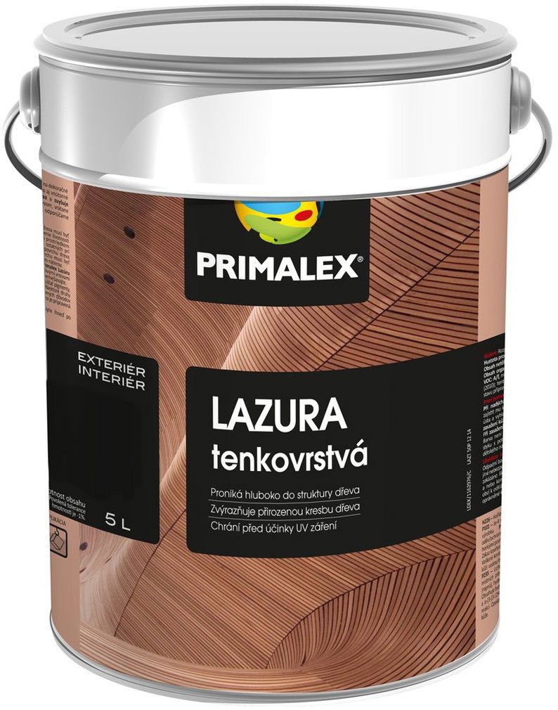 PPG Primalex lazúra tenkovrstvová teak, 5 l