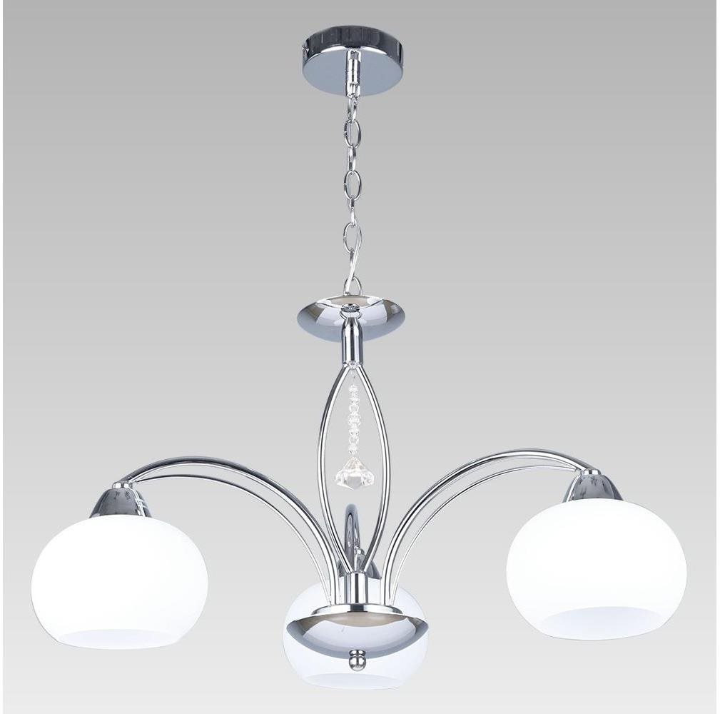 Prezent 61457 – Luster na reťazi ARAGONA 3× E27/60 W/230 V