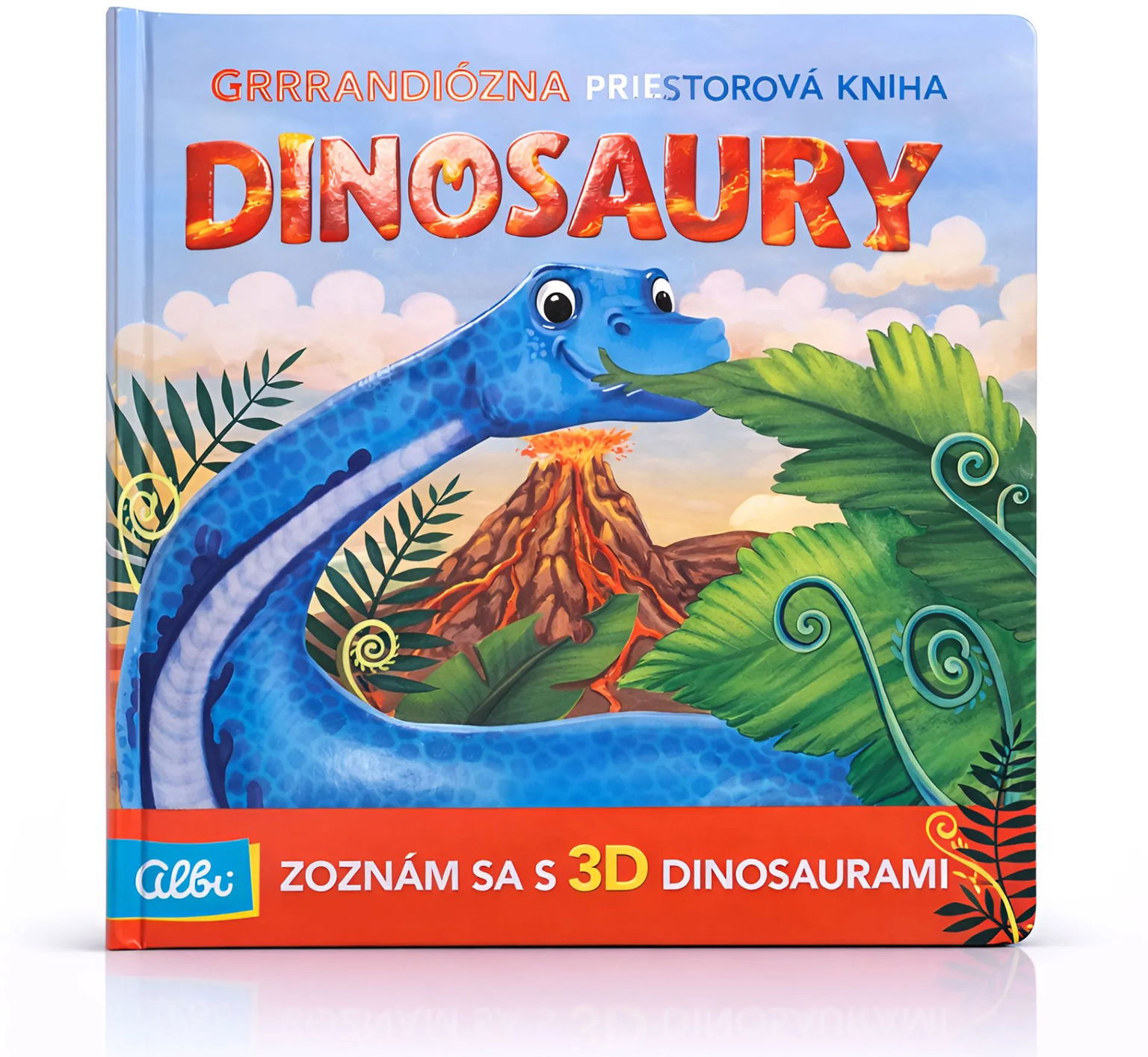 Priestorová 3D kniha - Dinosaury