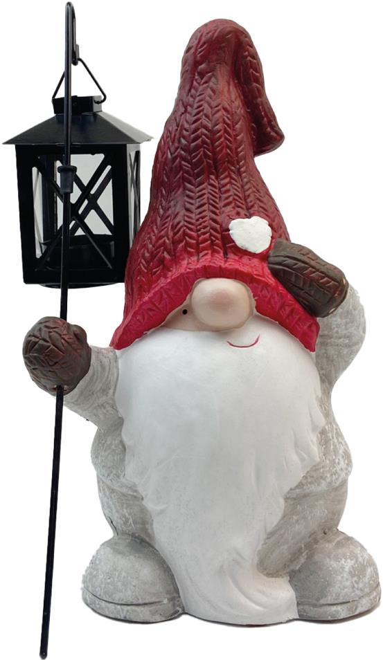 PRODEX Vianočná dekorácia – škriatok s lampášom 27 cm