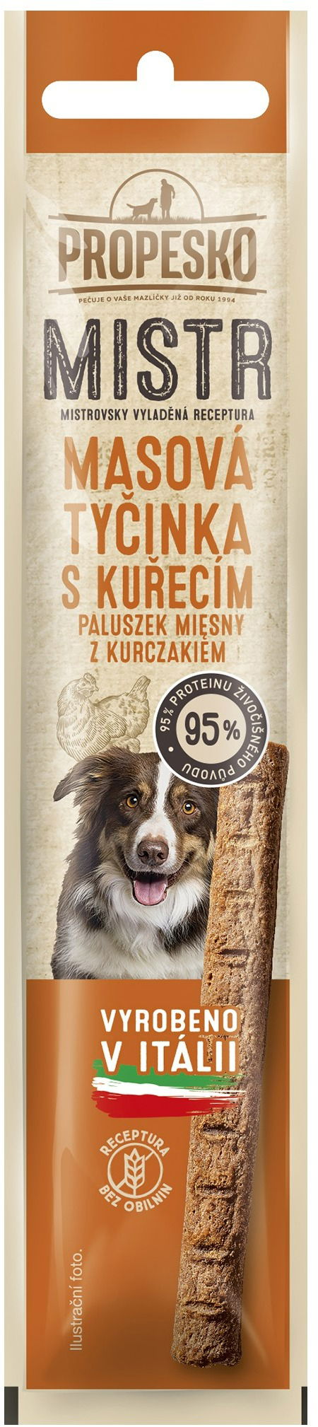 Propesko Majster mäsová tyčinka s kuracím 10 g