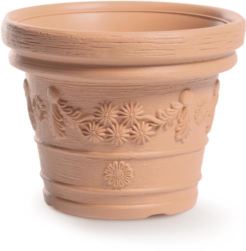 Prosperplast kvetináč DECORA DBDE39, tehlový, priemer 390 mm