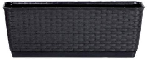 Prosperplast RATOLLA PW 38,6 × 15,4 × 14 cm, antracit