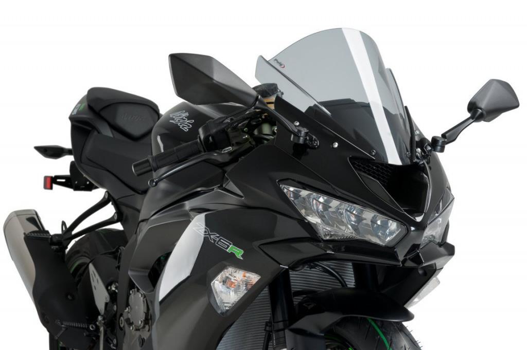 PUIG Plexi štít RACING dymová, 350 × 350, 140.3177H