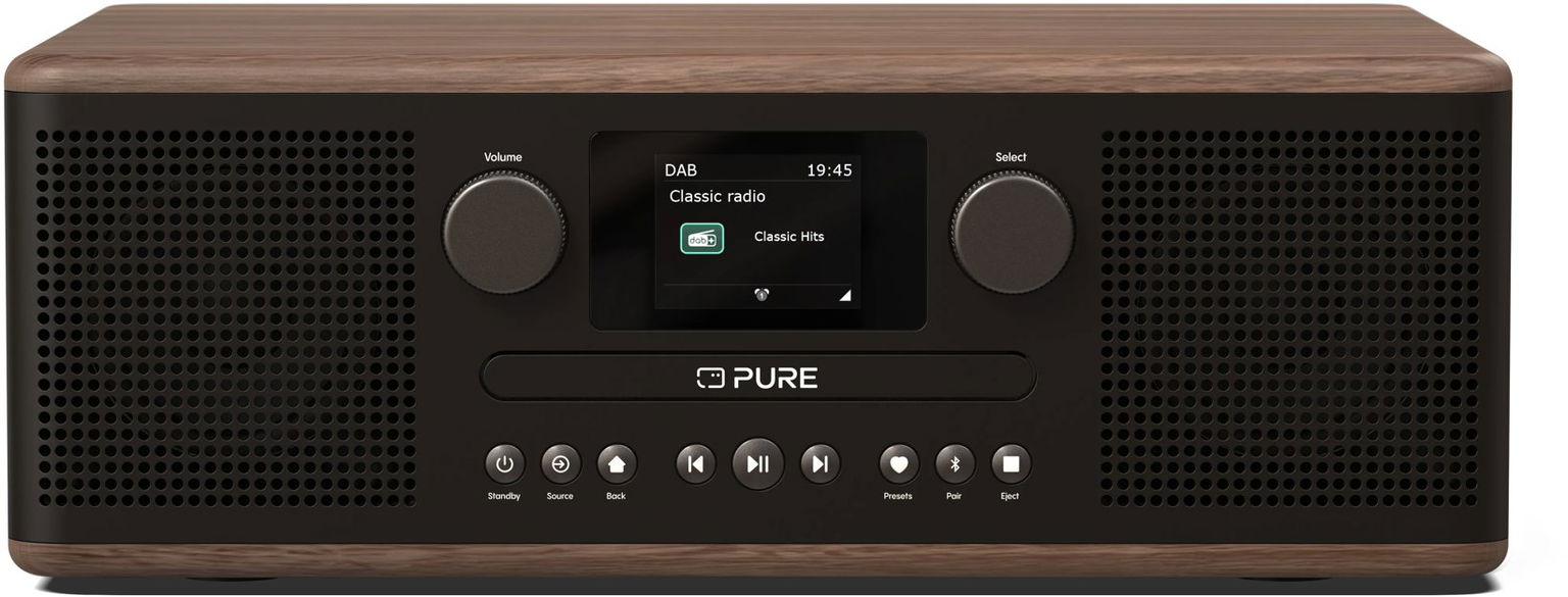 PURE Classic C-D6 čierna/orech