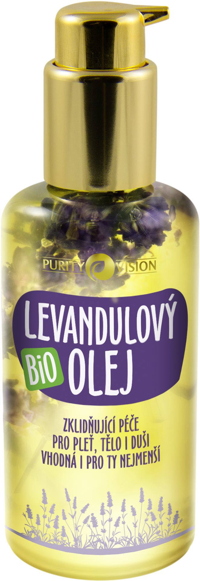 PURITY VISION Bio Levanduľový olej 100 ml