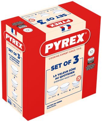 Pyrex Sada misiek 3 ks