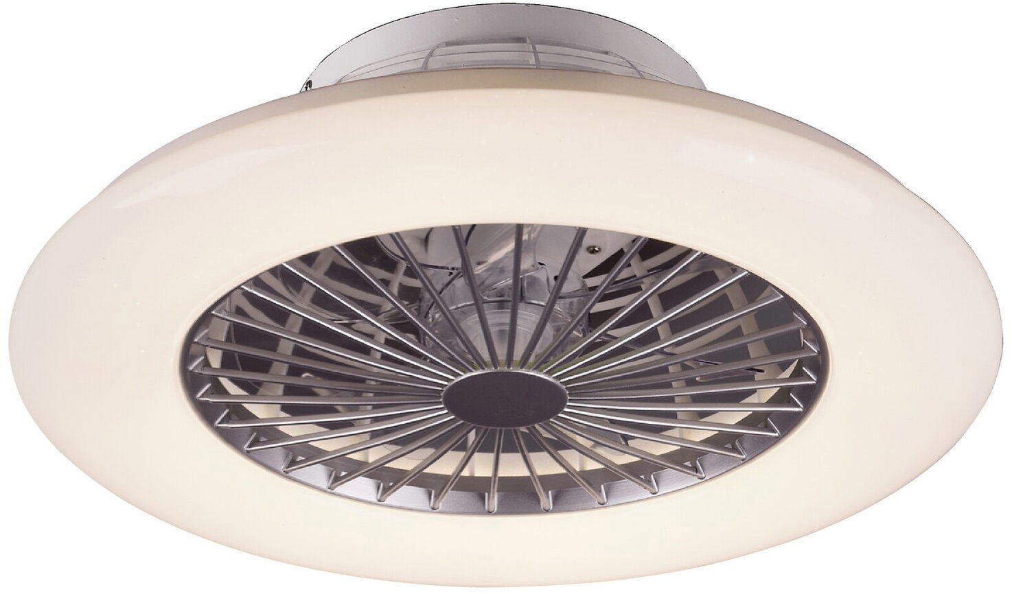 Rabalux Dalfon Stmievateľné stropné svietidlo s ventilátorom