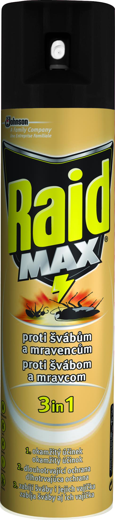 RAID proti lezúcemu hmyzu 400 ml