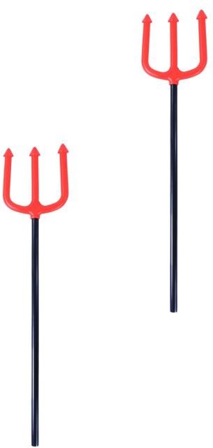 RAPPA Vidle čert - diabol, vianoce, 52 cm, 2 ks