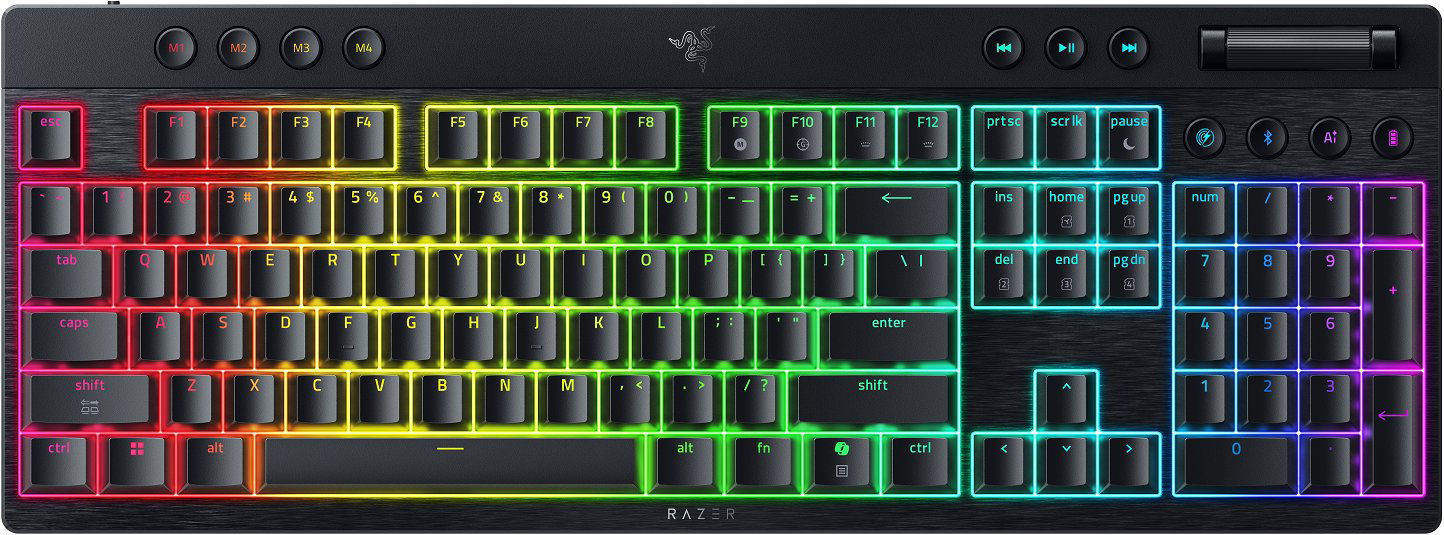 Razer BlackWidow V4 Low-profile HyperSpeed (Green Switch) – US