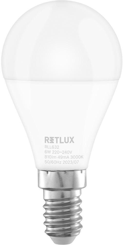 RETLUX RLL 632 G45 E14 miniG 6 W WW D