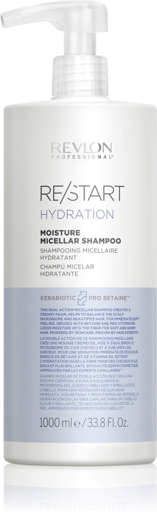 REVLON PROFESSIONAL Re/Start Hydration Moisture Micellar Shampoo 1000 ml