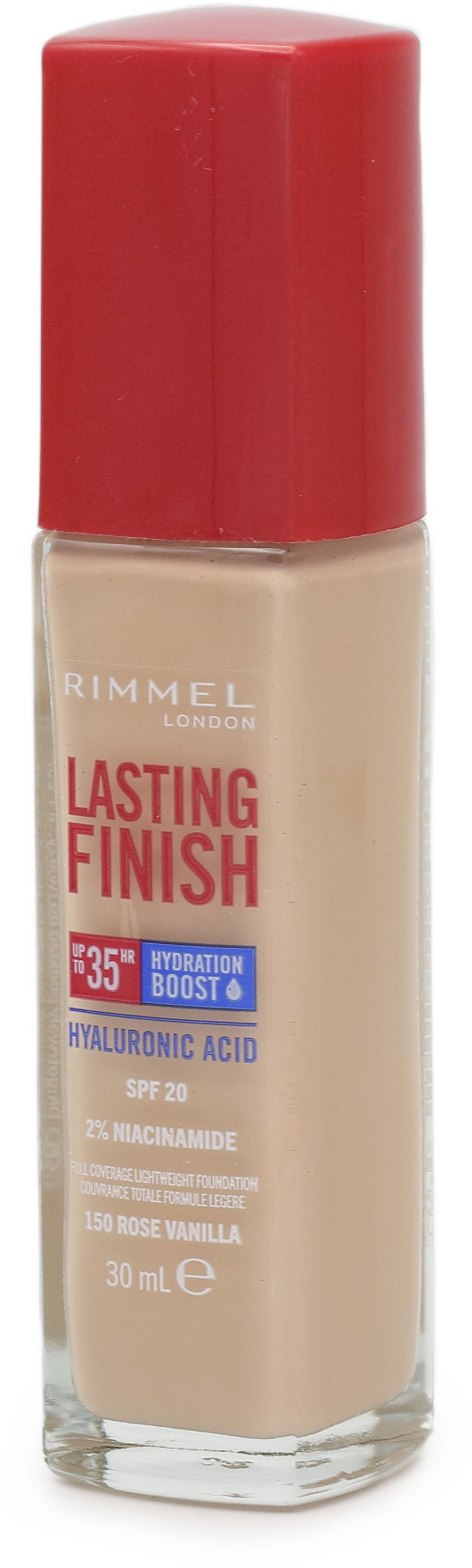 RIMMEL LONDON Lasting Finish 35H Hydration Boost SPF20 150 Rose Vanilla 30 ml