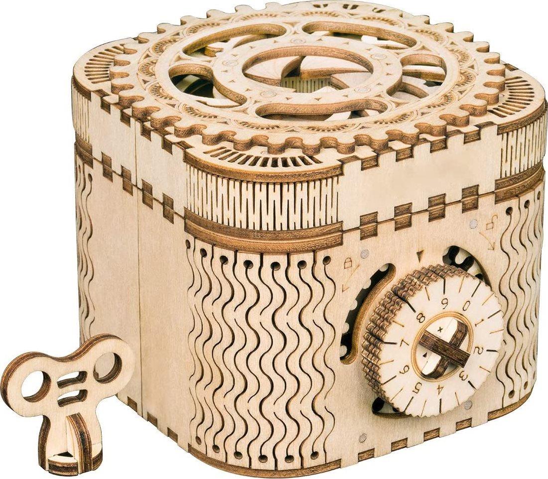 ROBOTIME Roker 3D drevené puzzle Trezor 158 dielikov