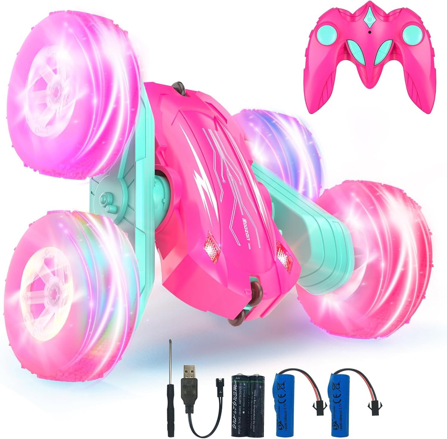 Rodzon RC Flipper 4WD 360°, ružové