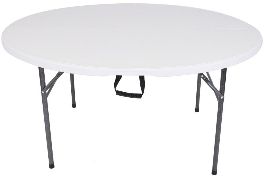 ROJAPLAST Záhradný stôl cateringový, skladací, priemer 152 cm