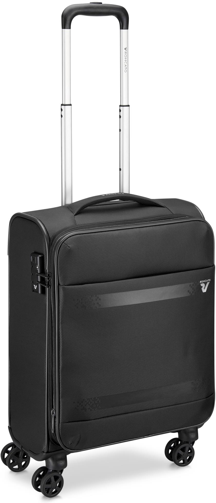 Roncato JAZZ 4.0 S, čierny, 55 × 40 × 20 – 23 cm