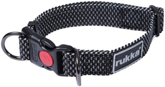 Rukka Star obojok reflexný čierny M