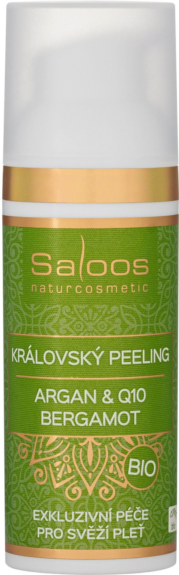 SALOOS Bio kráľovský peeling – Bergamot 50 ml