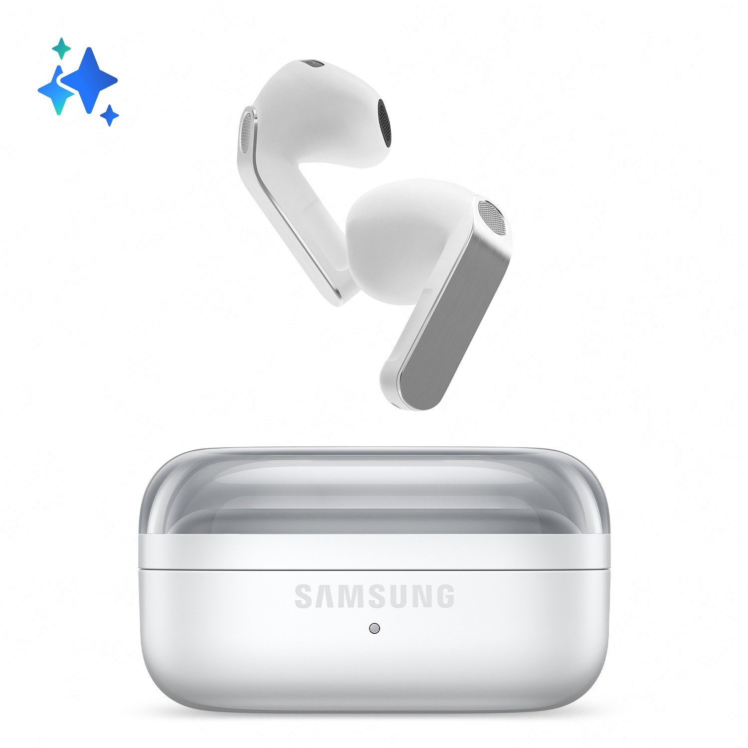 Samsung Galaxy Buds4 biele