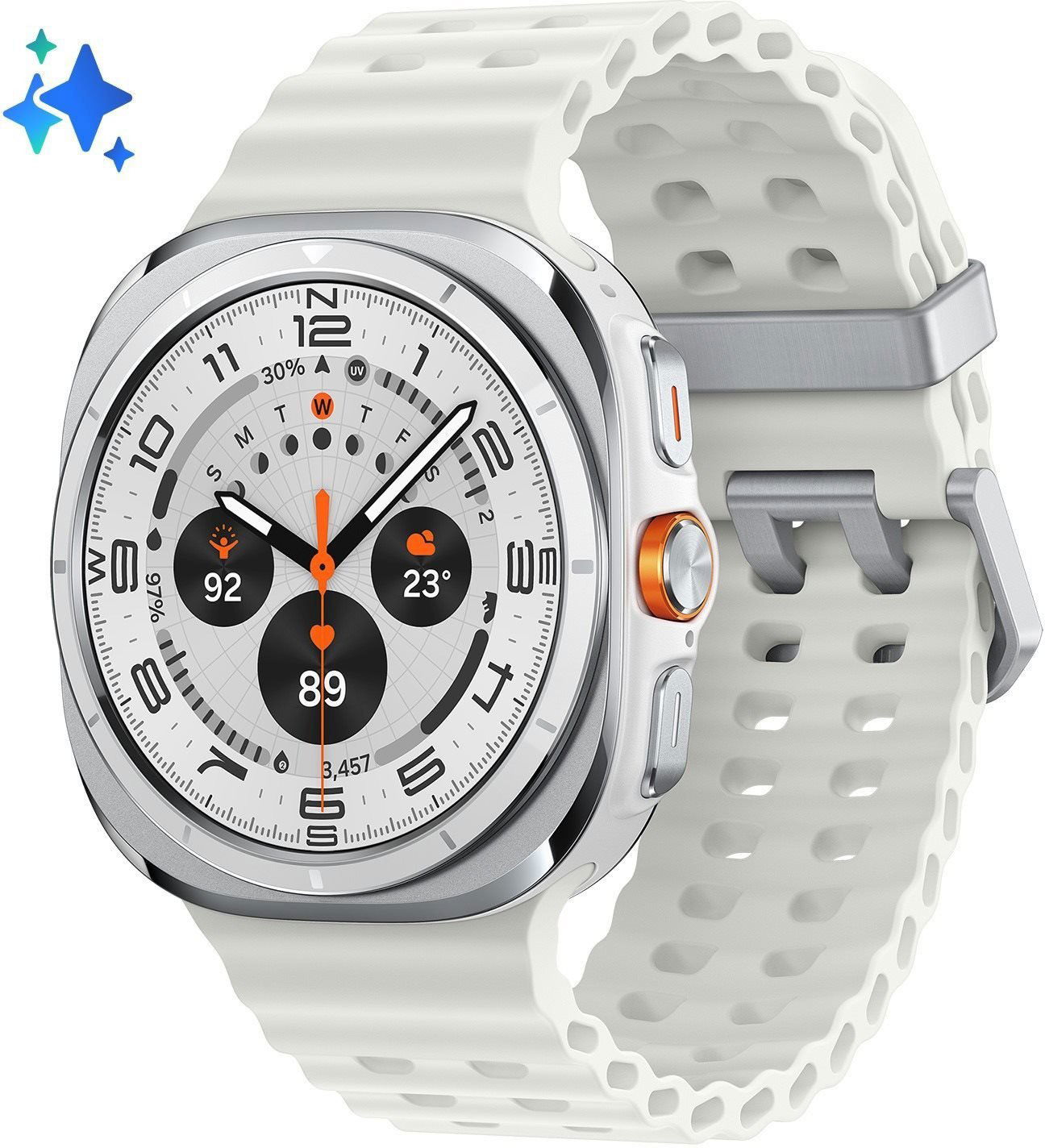 Samsung Galaxy Watch Ultra (2025) biele