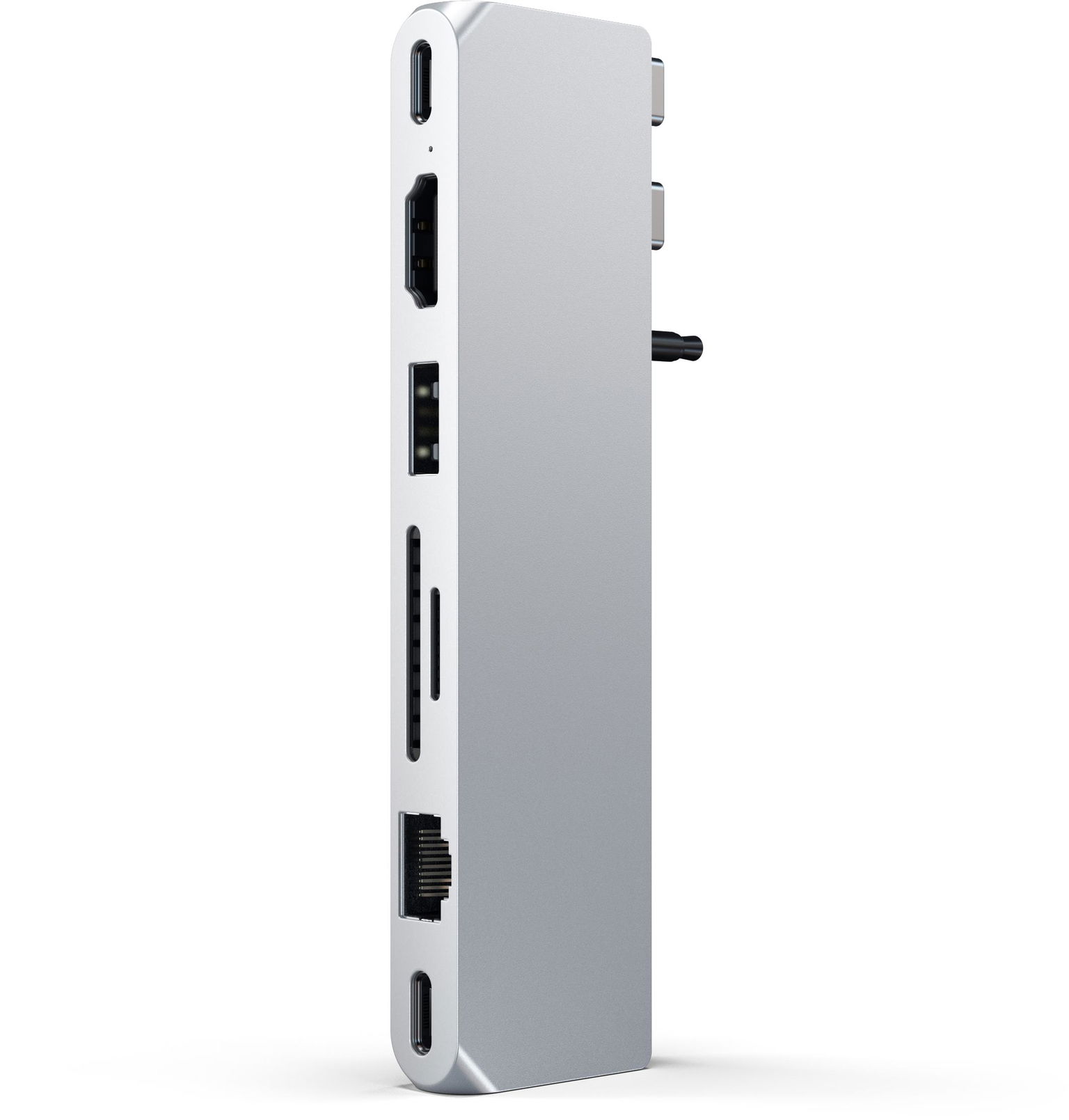 Satechi Pro Hub Max (1× USB4,1× HDMI 4K 60 Hz,1× USB-A3.0,1× micro/SD,1× Ethernet,1× USB-C,1× Audio)