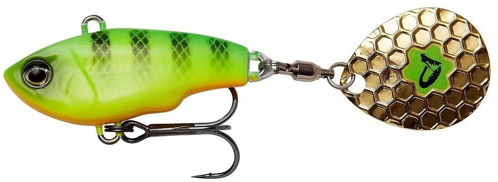 Savage Gear Fat Tail Spin 8 cm 24 g Sinking Firetiger