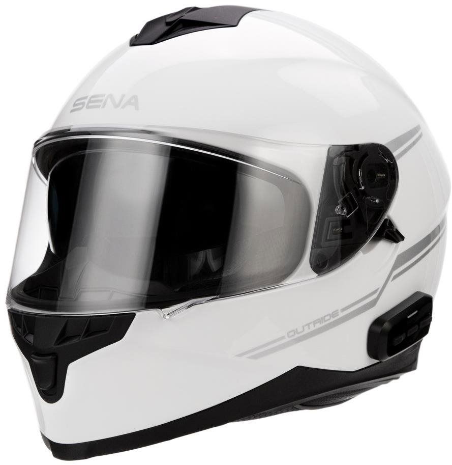 SENA prilba s headsetom Outride, (lesklá biela veľkosť 2XL)