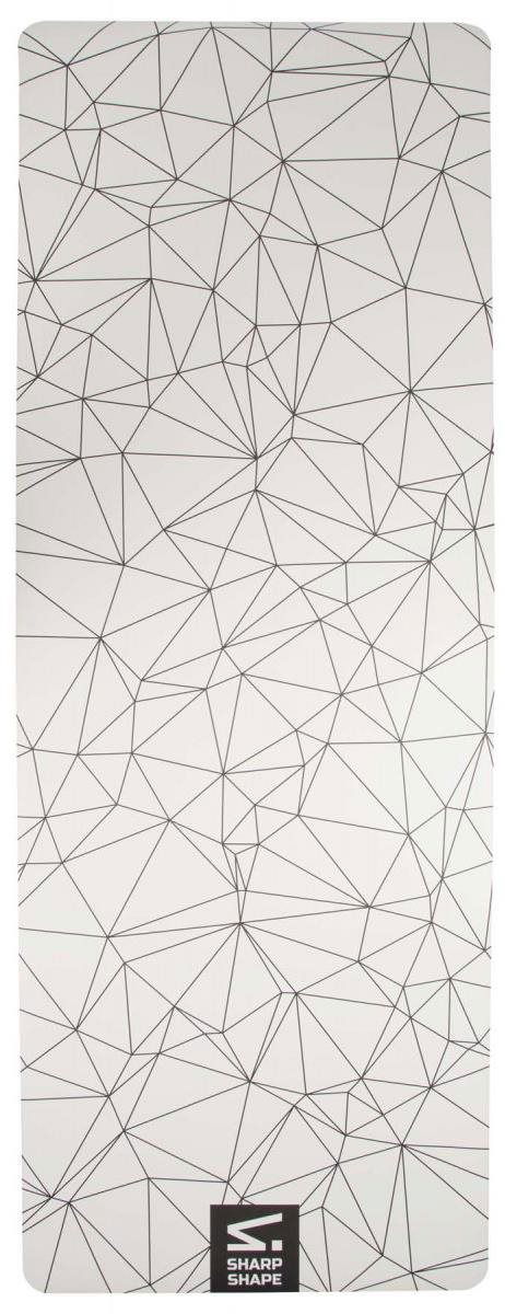 Sharp Shape PU Yoga mat Spacetime white
