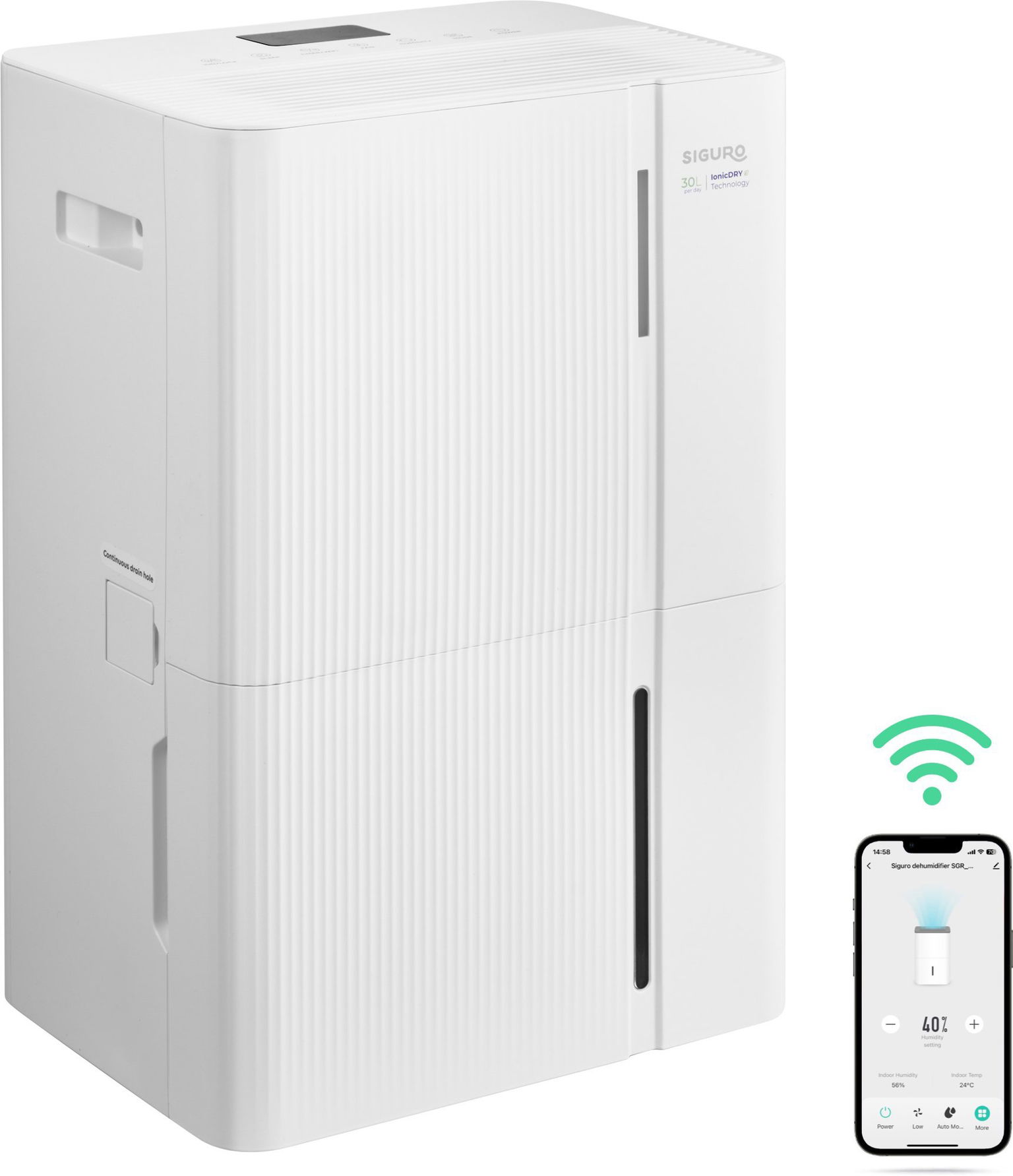 Siguro DH-M100W Air Control 30 L WiFi