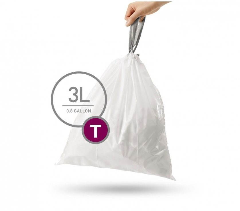 Simplehuman Vrecká do koša typ T, 3 l, 40 ks v balení