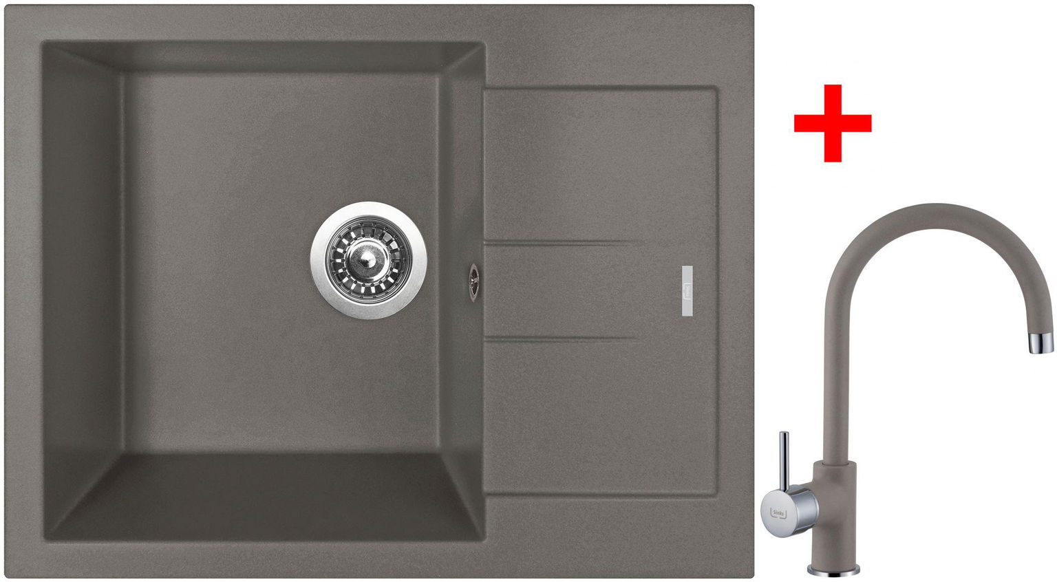 Sinks Amanda 650 Truffle + Vitalia GR