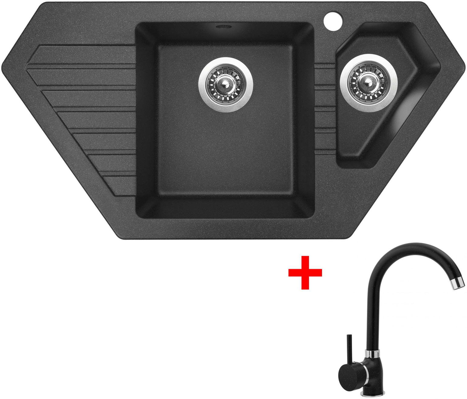 Sinks Bravo 850.1 Granblack + Polo GR