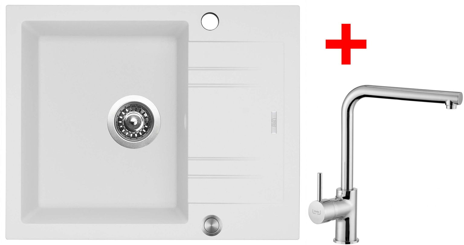 Sinks Linea 600 XC Milk + Elka
